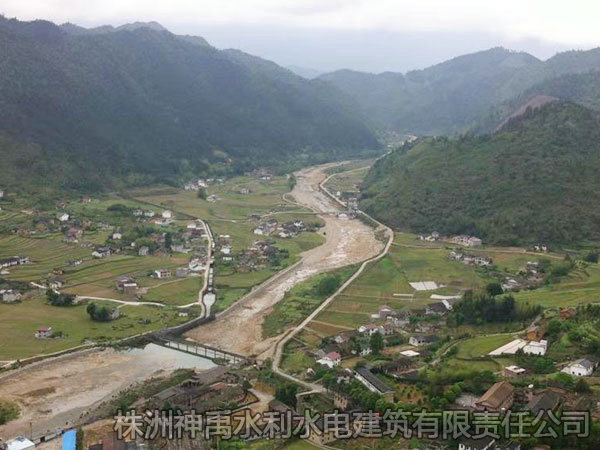 炎陵河漠河河道治理